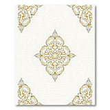 Elegant Gold Medallion Persian Area Rug