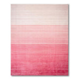Blush Pink Ombre Gradient Area Rug