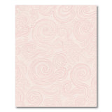Pink Blush Pink Swirl Abstract Area Rug