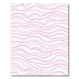 Pink Wavy Abstract Abstract Area Area Rug