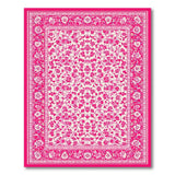 Pink Exquisite Pink Floral Persian Area Rug