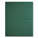 Emerald Green Textured Geometric Area Rug