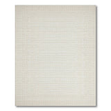 Beige Geometric Woven Border Rug