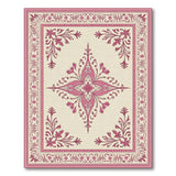 Pink Traditional Persian Exquisite Pink Floral Persian Area Rug
