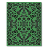 Emerald Green Traditional Persian Floral Traditional Persian Rug