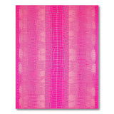 Hot Pink Crocodile Texture Area Rug