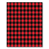 Rustic Farmhouse Classic Red Black Buffalo Check Area Rug