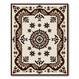 Beige Traditional Persian Medallion Area Rug
