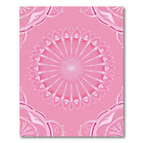 Pink Mandala Washable Area Rug