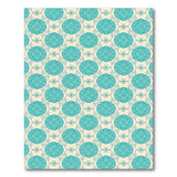 Traditional Persian Teal Floral Medallion Area Rug