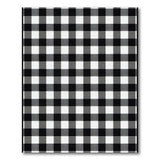 Classic Black White Checkered Rustic Farmhouse Area Rug