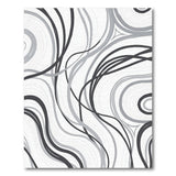 Abstract Area Black and White Abstract Swirl Black White Area Rug