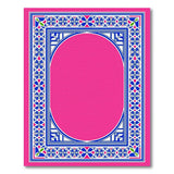 Multi-color and Patterns Ornate Pink Persian Border Area Rug