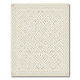 Beige Geometric Lattice No. 2 Area Rug