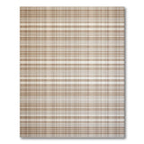 Beige and Neutral Rustic Farmhouse Beige Plaid Check Area Rug