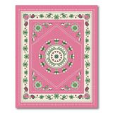 Floral Vintage Pink Floral Medallion Vintage Area Rug