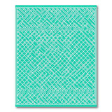 Teal Geometric Lattice Geometric Modern Area Rug