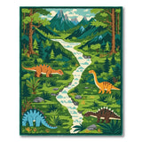 Dinosaur Forest Adventure Area Rug