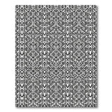 Heritage Tribal Black and White Intricate Black White Heritage Tribal Area Rug