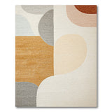 Abstract Overlapping Shapes Area Rug