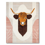 Shaggy Highland Cow Area Rug
