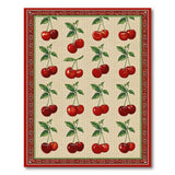 Fruit Pattern Cherry Fruit Pattern Area Rug