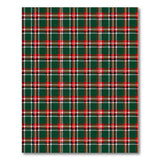 Classic Green Red Tartan Plaid Area Rug