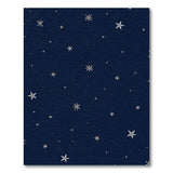 Blue and Teal Geometric Modern Navy Snowflake Geometric Area Rug