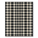 Rustic Farmhouse Black and White Classic Black White Checkered Area Rug