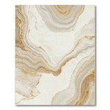 Beige Gold Vein Abstract Marble Area Rug
