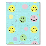 Playful Smiley Faces Multi-Color Area Rug