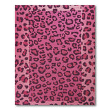 Pink Hot Pink Leopard Print Area Rug