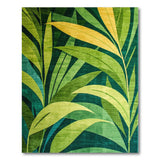 Lush Green Leaf Area Rug