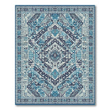 Timeless Blue Persian Medallion Area Rug