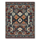 Southwestern Multi-color and Patterns Southwestern Tribal Geometric Area Rug