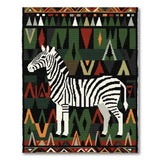 Heritage Tribal Zebra Geometric Area Rug