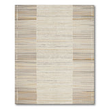 Beige and Neutral Geometric Modern Beige Neutral Striped Woven Area Rug