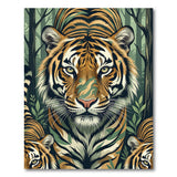 Fierce Forest Tiger Area Rug