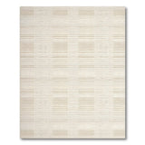 Beige Woven Plaid Geometric Area Rug