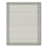 Grey Grey Geometric Grid Area Rug