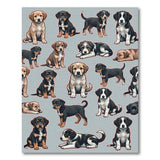 Playful Cartoon Puppies Area Rug