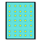 Sunny Teal Gingham Sun Rug