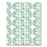 Seafoam Green Geometric Abstract Area Rug