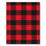 Red Rustic Farmhouse Red Black Buffalo Plaid Area Rug