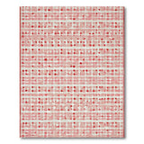 Pink Pink Abstract Organic Shapes Area Rug