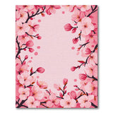 Pink Blush Pink Cherry Blossom Area Rug