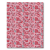 Pink Whimsical Pink Abstract Swirl Area Rug