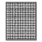 Bold Black White Geometric No. 17 Area Rug