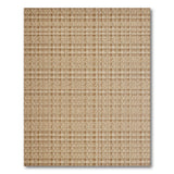 Beige Lattice Woven Geometric Area Rug