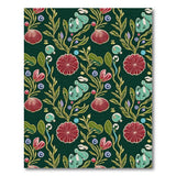 Emerald Seashell Blooms Area Rug